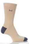 Mens 2 Pair Pringle Dunvegan Gentle Grip Sock With Contrast Heel And Toe In 4 Colours