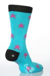 Mens 1 Pair Corgi 100% Cotton Stars Socks In 4 Colours