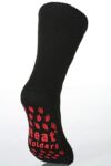 Mens 1 Pair SockShop Heat Holder Thermal Slipper Socks with a 2.3 Tog Rating In 2 Colours