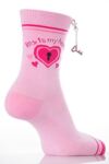 Ladies 1 Pair SockShop Dare To Wear - Key To My Heart