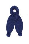 Ladies Fraas Chunky Knit Scarf with Glitter & Pom Pom Detail 25% OFF