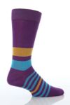 Mens 1 Pair Pantherella Cotton Lisle Rio Grande Striped Socks 25% OFF
