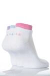 Ladies 3 Pair Elle Cushion Foot Trainer Liner With Double Cuff