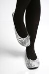 Ladies 1 Pair Rollasole Hi Ho Silver Lining Rollable Shoes to Keep in Your Handbag, Car or Office Desk
