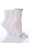Ladies 3 Pair Pringle Lauren Half Cushion Sports Anklet