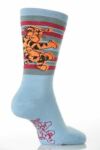 Mens 1 Pair Totes Disney Tigger Cotton Blend Slipper Socks