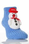 Kids 1 Pair SockShop Toy Box Socks Knitted Snowman Slipper Sock