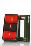 Mens 3 Pair Jeep Contrasting Cushioned Sole Socks Gift Box In 2 Colours