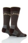 Mens 2 Pair Jeep Chunky Boot Socks In 3 Colours