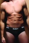 Mens 1 Pair Kickers Plain Hip Briefs In 2 Colours