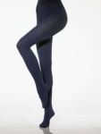 Ladies 1 Pair Jonathan Aston Modal Mix Ribbed Tights In 6 Colours