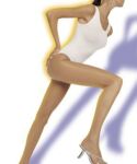 Ladies 1 Pair Levante Solare 6 Denier Nude Look Sheer Tights In 2 Colours