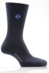 Mens 1 Pair Glenmuir Denton Cushion Rib Sock In 2 Colours