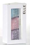 Ladies 3 Pair Elle Ultrasoft Slipper Sock Gift Box