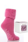Ladies 1 Pair Elle Cosy Slipper Socks Gift Box In 4 Colours