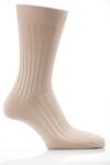 Mens 1 Pair SockShop Fine Rib Cotton Rich Sock