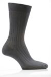 Mens 1 Pair SockShop Fine Rib Cotton Rich Socks