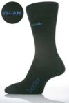 Mens 1 Pair SockShop Individual Black Embroidered Socks - 60 Names To Choose From