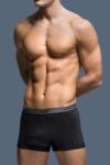 Mens 2 Pack FiveG Fitted Sports Trunks made with Fairtrade Cotton In 2 Colours