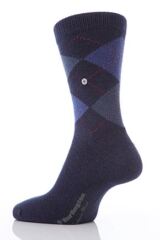 Mens 1 Pair Burlington St. Andrews Argyle Cashmere Socks In 4 Colours