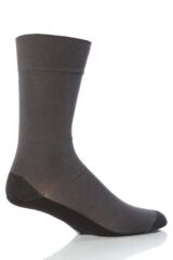 Mens 1 Pair Falke Ergonomic Comfort System Classic Socks With Bamboo In 3 Colours