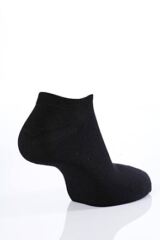 Mens 3 Pair SockShop Bamboo Trainer Liners In 2 Colours