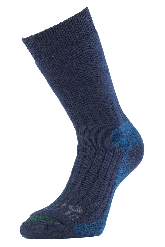 Mens 1 Pair 1000 Mile Wool Ultra Four Season Performance Walking Socks In 2 Colours Green XL