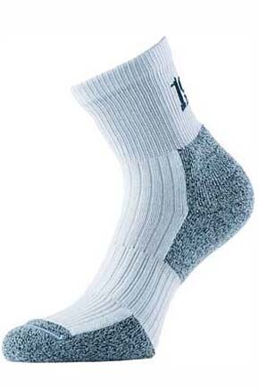Mens 1 Pair 1000 Mile Wool Ultra Performance Racket Socks White  M