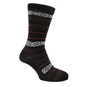 Mens 1 Pair SockShop Nordic Design Merino Wool Socks  50 OFF 611 Mens  Black