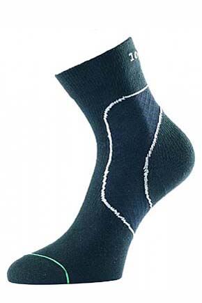 Mens 1 Pair 1000 Mile Foothealth 'Tactel' Support Socks In 2 Colours Black  M