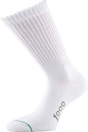 Ladies 1 Pair 1000 Mile Foothealth Tactel Diabetic Socks White LM
