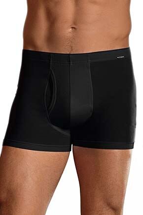 Mens 1 Pair Jockey Modern Stretch Comfort Trunk In 2 Colours Black L
