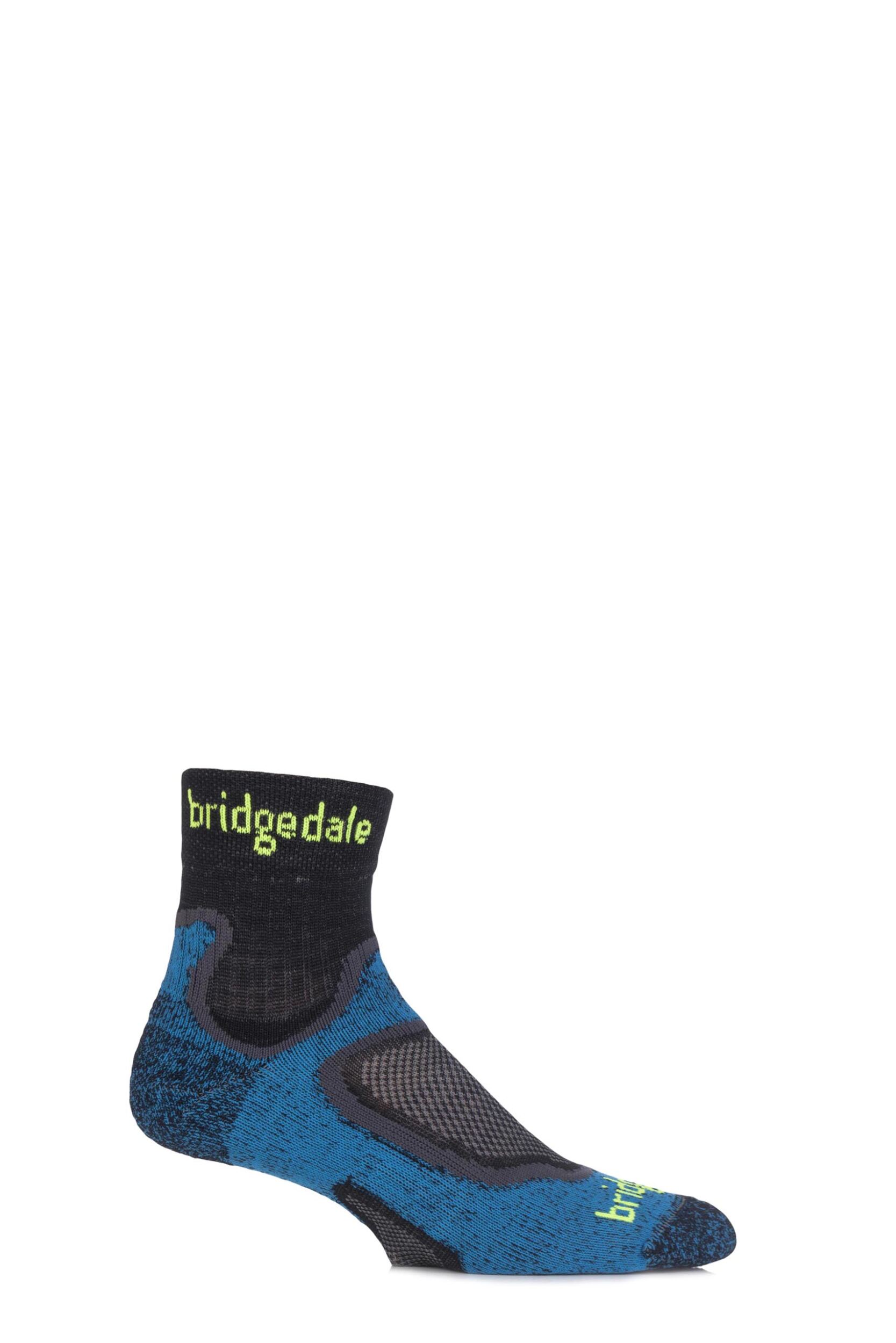 Mens 1 Pair Bridgedale Speed Trail Merino Wool Running Socks