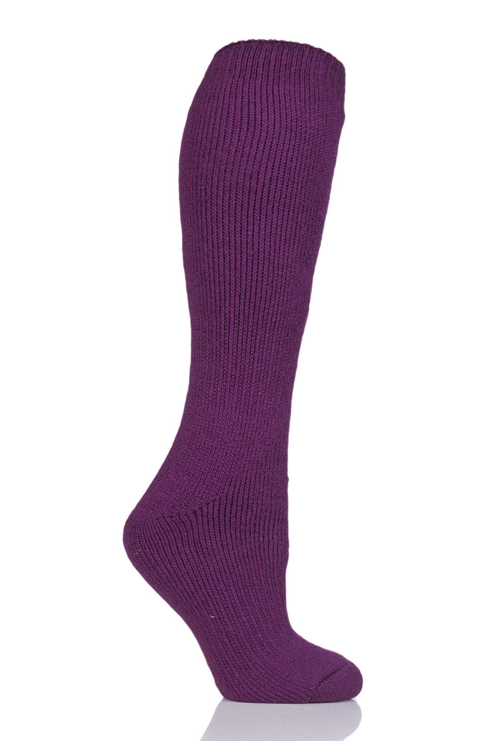 Ladies 1 Pair Long Heat Holders Thermal Socks eBay