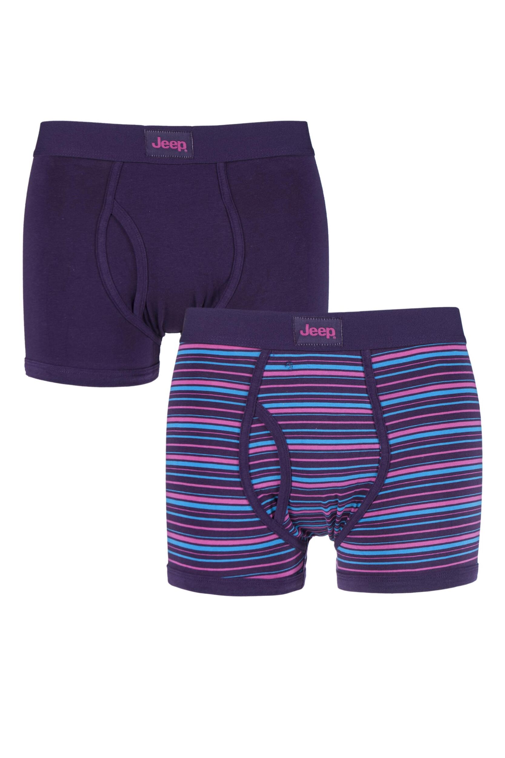 Mens 2 Pack Jeep Keyhole Trunks