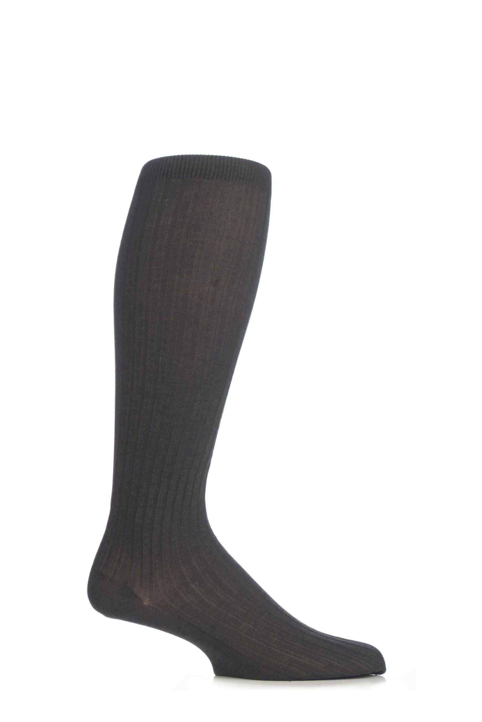 Mens 1 Pair Pantherella Merino Wool Rib Knee High Socks eBay