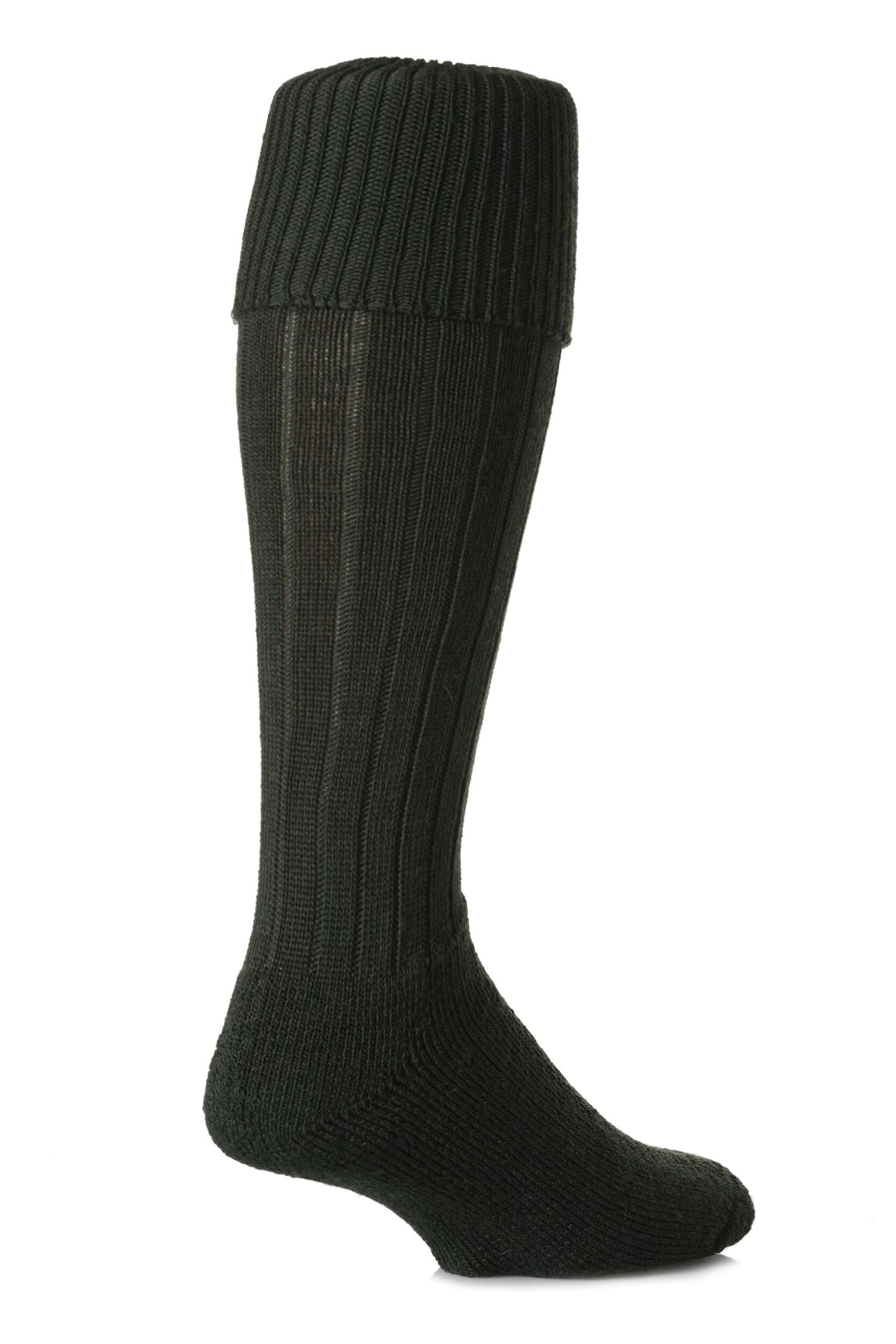 Mens 1 Pair J. Alex Swift Knee Length Wool Rib Walking Socks eBay