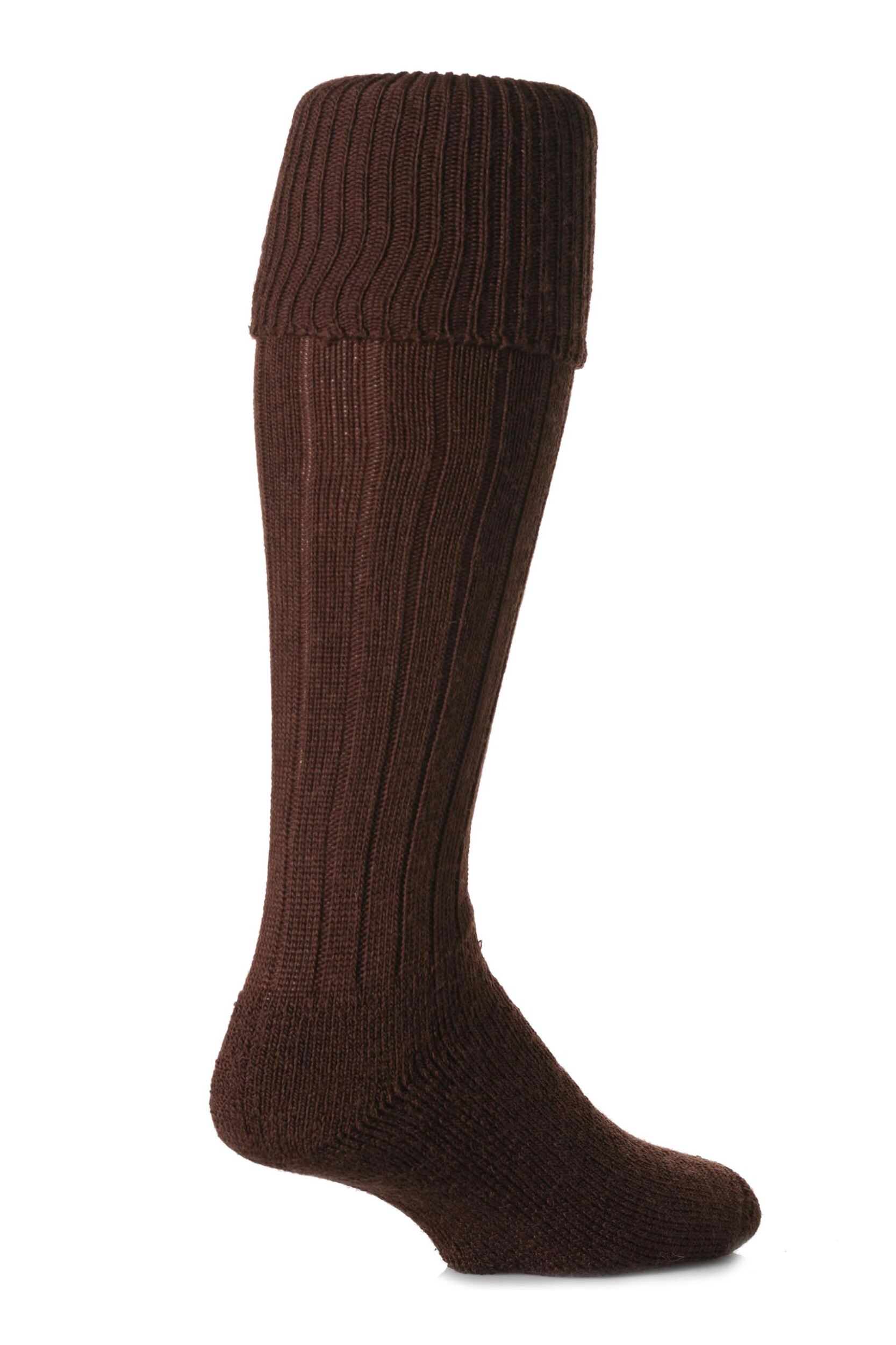 Mens 1 Pair J. Alex Swift Knee Length Wool Rib Walking Socks eBay