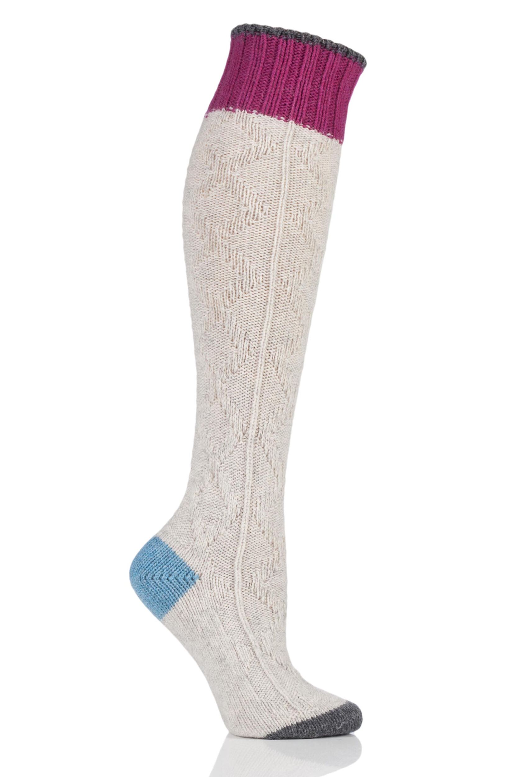 knee high knit sock boots