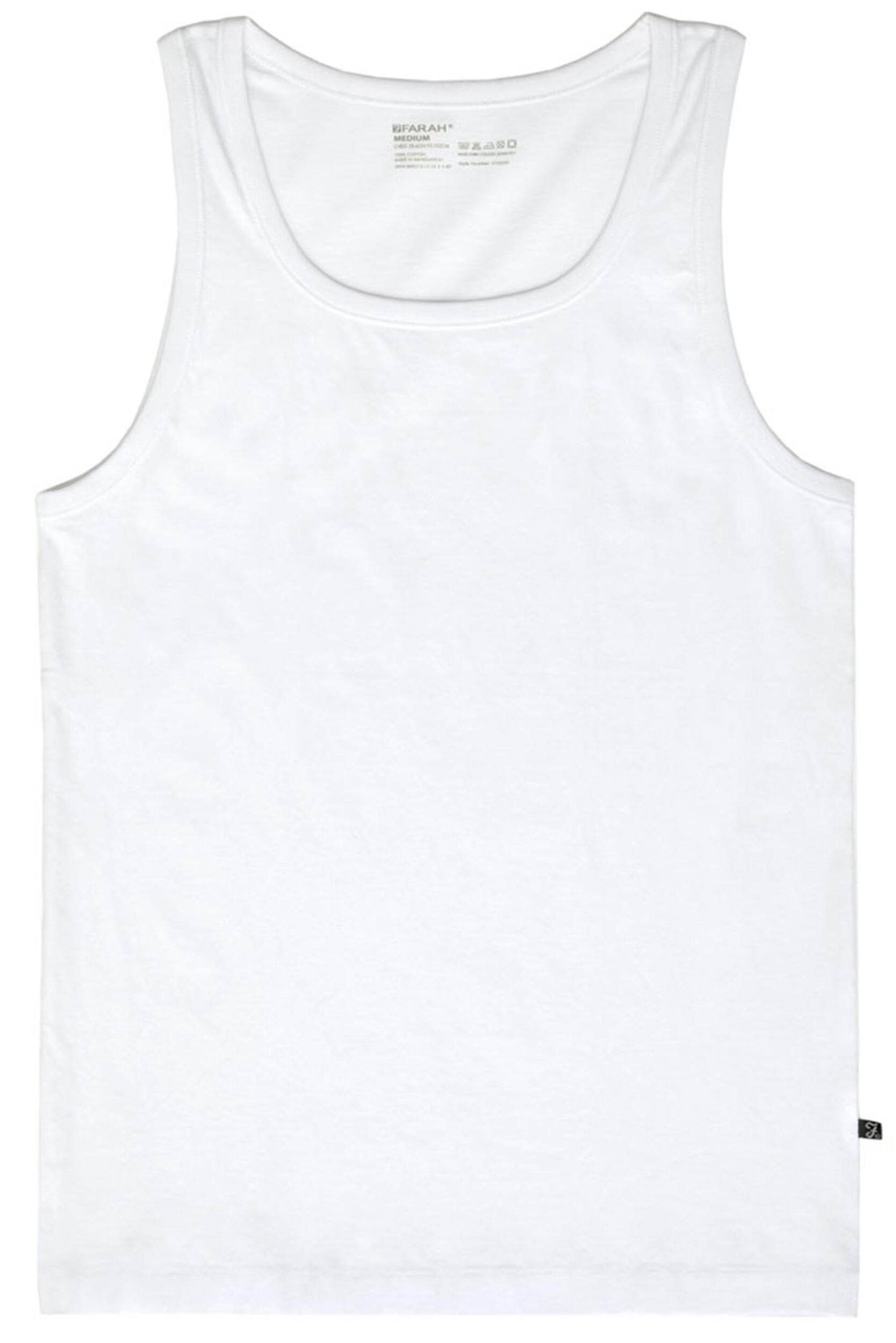 Pack Farah Classic 100% Cotton Vests 