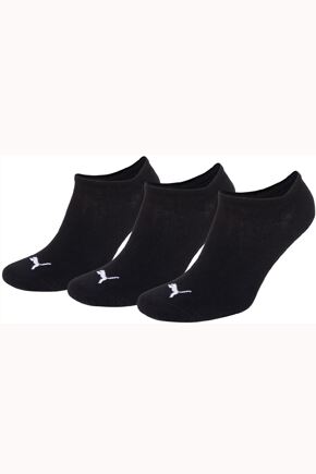 Mens & Ladies 3 Pair Puma Invisible Sneaker Socks In 4 Colours White 2.5-5