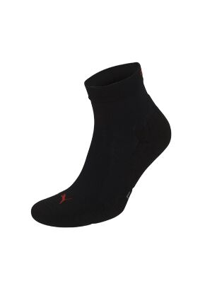 Mens 1 Pair Puma Running Performance Quarter Length Socks In 2 Colours Black 9-11