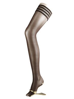Ladies 1 Pair Falke Support 20 Transparent Hold Ups 25 OFF Black