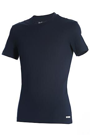 Mens 3 Pack D&G Underwear 24 Fit Round Neck T Shirt 50% OFF Blue X Large