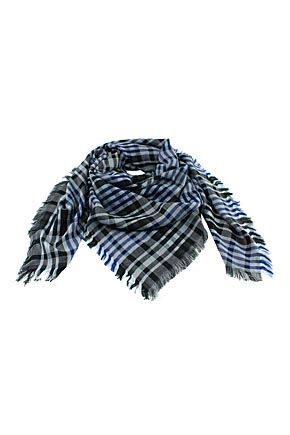 Mens Fraas Check Patterned Scarf In 3 Colours Berry