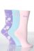 Ladies 3 Pair Elle Patterned Socks In 9 Colours