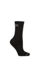 Ladies 1 Pair 1000 Mile Blister-free Double Layer Liner Socks - Black