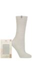 Ladies 1 Pair Totes Recycled 3.0 TOG Thermal Brushed Slipper Socks - Grey