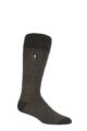 Mens 1 Pair SOCKSHOP Heat Holders 2.3 TOG Thermal Boot Socks - Forest Green