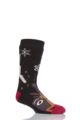 SOCKSHOP Heat Holders 1 Pair 3.1 TOG Double Layered Christmas Slipper Socks - Rudolph